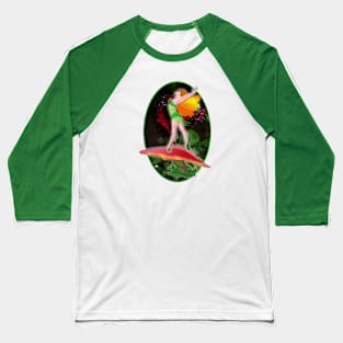 Dancing Fairy Garden Baseball T-Shirt